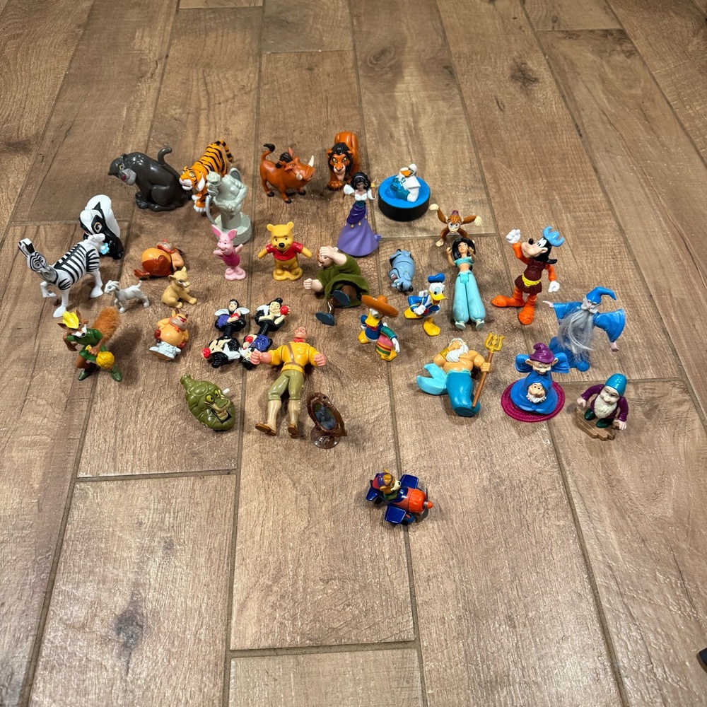 Vintage Disney Toys  From The 90’s Mattel Applause Lion King Robinhood Tarzan